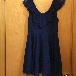 Blue dress